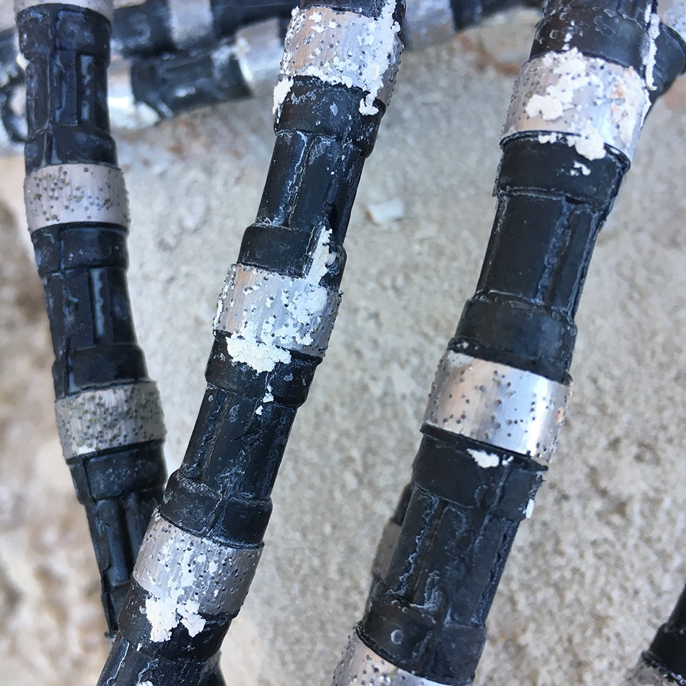Professional Block Squaring Diamond Granite Wire Saw for Stone Cutting Granite Rock Stones Cutting for India Market Sale