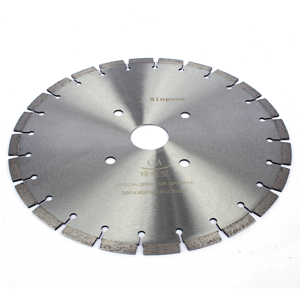 350mm Sharp Cutting Diamond Cutting Disc Granite Wet Use
