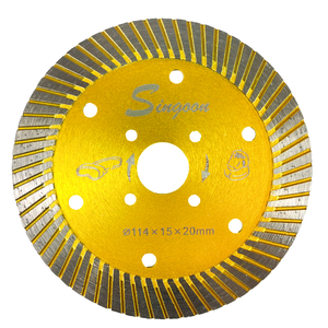 10 Inch Polycrystalline Diamond Turbo Saw Blade for Stone