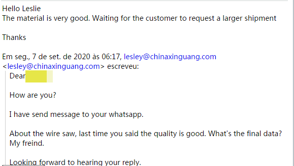 Customer's Feedback