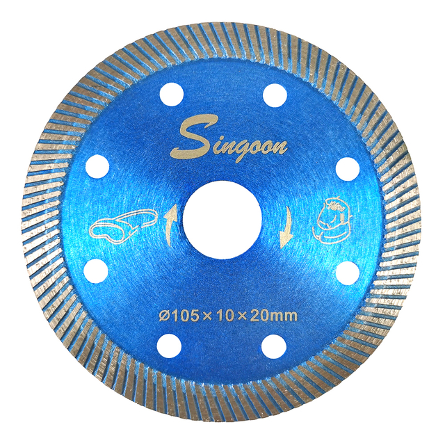 105mm Small Diamond Turbo Saw Blade for Ceramics