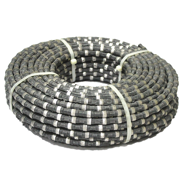 Professional Block Squaring Diamond Granite Wire Saw for Stone Cutting Granite Rock Stones Cutting for India Market Sale