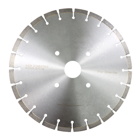 China Speed 350mm Sintered Diamond Cut Saw Blade for Agate Cutting