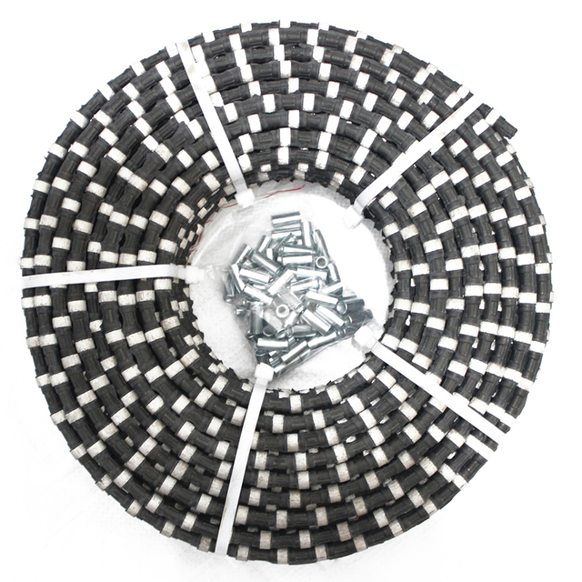 High Efficiency Wire Diamond Saw Natural Stone with Brazed