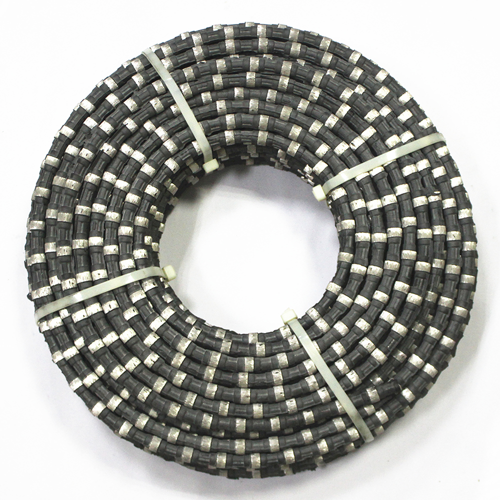 Rubber Coating Precision Diamond Wire Saw for Stone Cutting